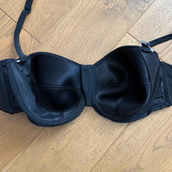 Women's Panache Swim Anya Convertible Underwire Bandeau Bikini Top Size 32 GG - Picture 7 of 15